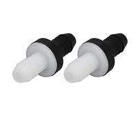 Estink Valbot à Contre-ruban 3/8 Pouces 10 Mm Plastique 1 Way Water Non Retour, Matériau Durable, Largement utilisé dans l'industrie des Machines, Empêche le Reflux d'air comprimé (CDAV6)