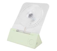 Estink Ventilateur de Bureau élégant Transparent Portable 4 Vitesse de Vent Mur Magnétique Pliable pour la Maison et le Camping (Vert transparent)