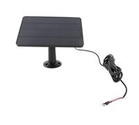 Estink Video Doorbell Charger Panneau Solaire 10W Compatible avec Ring Video Doorbell 2, Solar Camera Charger avec un Câble de Charge de 9,8 Pieds pour Sonnette 3 Plus, Matériau ABS (Csp4w-o-b)