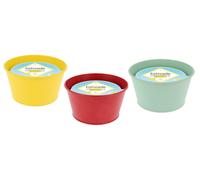 ESTIVADE-Bougie citronnelle pot métal coloris multicolore en cire Estivade Denis & Fils - diamètre 12 x 7,4 cm