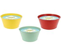 ESTIVADE-Bougie citronnelle pot métal coloris multicolore en cire Estivade Denis & Fils - diamètre 20 x 10 cm