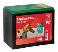 ESTO Batterie à sec 9 V 12 V Zinc Carbone 55 Ah 90 Ah 130 Ah pour électrificateurs de clôture électrique, réseau électrique, clôture de pâturage, pile saline batterie 90 Ah