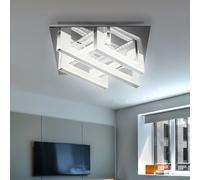 Esto Deckenleuchte Deckenstrahler Chambre Moderne 1 Lampe LED Argent 30 cm