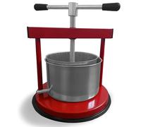 ESTO Presse-tête Premitutto pour aubergines, 1,5/3/5 kg, Presse à jus et presses en acier inoxydable alimentaire, petit moyen grand, presse manuelle (5 litres)