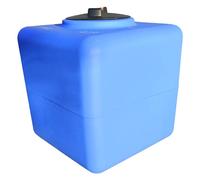 ESTO Réservoir d'eau potable 100L - 200L - 300L - 500L - Polyéthylène - Bleu - Rectangulaire - Résistant aux chocs, intempéries et UV - Non toxique et inodore - Fabriqué en Italie