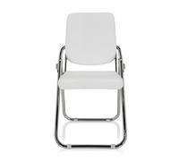 ESTO | Similicuir - Chaise pliante Blanc