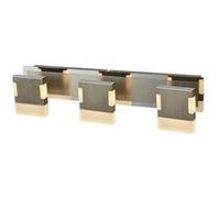 Esto - Spot Prince - 39 x 7 x H 10 cm - Acier brossé et chromé Argent G