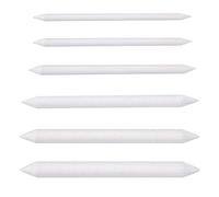 Estompe en Papier Kit, 6 Pcs Estompes Dessin en Papier Crayon de Souche en Papier Mélange de Moignons Tache Tortillion Blending Stump d'essuie-Glace pour Dessin Croquis Artiste étudiant, 6 Tailles