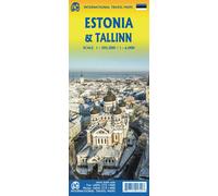 Estonia & tallinn - Echelle 1 : 385 000 - Collectif - Itm Publishing - Atlas / carte