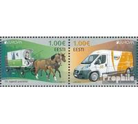 Estonie 763-764 Couple (complète.Edition.) Neuf avec Gomme Originale ** MNH 2013 Europe (Timbres pour Les collectionneurs) Chevaux/zèbres