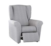Estoralis ALBI - Élastique Housse de Fauteuil Relax, Taille 1 Place (de 70 à 110 cm), Couleur Gris