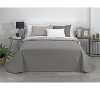 Estoralis - AVA | Couvre lit matelassé Doux et léger | Tissu matelassé réversible | Beige/Taupe | pour lit de 140/150/160 cm. (250 x 270 cm. (Largeur par Hauteur) pour Toutes Les Saisons