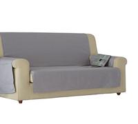 Estoralis | BERET | Housse de canapé de style moderne | Tissu jacquard résistant Gris clair | Pour canapé 3 places | Taille du tissu 150 x 220 cm (largeur par hauteur) Pour tous types de canapés