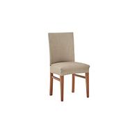 Estoralis | Berta | Housse de Chaise Moderne | Tissu élastique Lin | pour Chaise avec Dossier Taille 45x45 cm. Dossier de 50 cm | Protecteur de Chaise | Adaptable à Tous Types de chaises