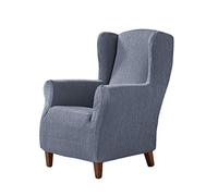 Estoralis Betina Housse de Fauteuil à Oreilles élastique, Tissu, Bleu Ciel