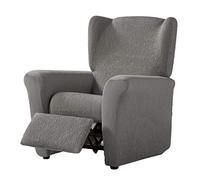 Estoralis Betina Housse de Fauteuil Relax élastique, Tissu, Gris Perle