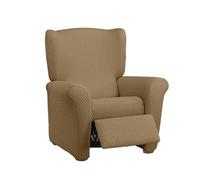 Estoralis | Borneo | Housse de Fauteuil Relax | Tissu Super élastique C/ 06 Beige | pour Fauteuil Relax de 70 à 90 cm. | Protecteur de qualité | Adaptable à Tous Types de fauteuils Relax