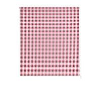 Estoralis | Cuisine | Store Enrouleur Moderne | Tissu translucide imprimé | Vichy-2 Rouge | 110 x 180 cm. (Largeur/Hauteur) Taille du Tissu 107 x 175 cm. | Stores pour fenêtres et Portes