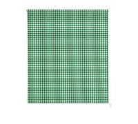 Estoralis | Cuisine | Store Enrouleur Moderne | Tissu translucide imprimé | Vichy-2 Vert | 80 x 180 cm. (Largeur/Hauteur) Taille du Tissu 77 x 175 cm. | Stores pour fenêtres et Portes