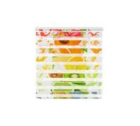 Estoralis | Cuisine | Store Enrouleur Nuit et Jour | Store Enrouleur en Tissu Double imprimé | C-1219 | 130 x 180 cm. (Largeur/Hauteur) Taille du Tissu 127 x 175 cm | Stores pour fenêtres et Portes