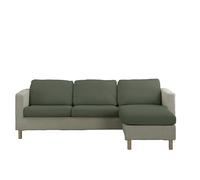 Estoralis | Java | Housse d'assise et de Dossier pour canapé et Fauteuil | Tissu Super élastique C/ 12 Vert Foncé | Taille L (Entre 50-85 cm x 95-130 cm et 10-20 cm de Haut) | Super réglable
