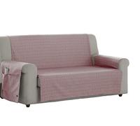 Estoralis Luna Housse de canapé Housse de canapé réversible Confortable et Pratique Robuste, Facile à Monter 3 Places Rouge