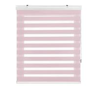 Estoralis | Sansa | Store Enrouleur Jour Nuit - Double Tissu Cassette décorative | Rose | 105 x 255 cm. (Largeur/Hauteur) Taille du Tissu 102 x 250 cm. | Stores pour fenêtres et Portes