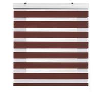 Estoralis Sansa Store Enrouleur Jour Nuit, Polyester, Marron, 105 x 250 cm