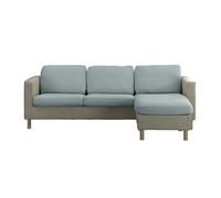 Estoralis | Sumatra | Housse d'assise et de Dossier pour canapé et Fauteuil | Tissu Super élastique C/ 04 Bleu | Taille S (Entre 50-85 cm x 45-65 cm et 10-20 cm de Haut) | Super réglable