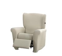 Estoralis | Sumatra | Housse de Fauteuil Relax | Tissu Super élastique C/ 01 Naturel | pour Fauteuil Relax de 70 à 90 cm. | Protecteur de qualité | Adaptable à Tous Types de fauteuils Relax