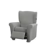 Estoralis | Sumatra | Housse de Fauteuil Relax | Tissu Super élastique C/ 09 Gris Clair | pour Fauteuil Relax de 70 à 90 cm. | Protecteur de qualité | Adaptable à Tous Types de fauteuils Relax