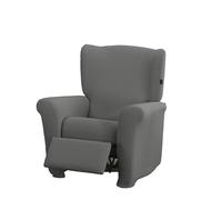 Estoralis | Sumatra | Housse de Fauteuil Relax | Tissu Super élastique C/ 10 Gris Perle | pour Fauteuil Relax de 70 à 90 cm. | Protecteur de qualité | Adaptable à Tous Types de fauteuils Relax