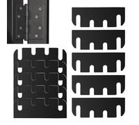 Estracteurs de charnière de porte - Entretien de fuite d'air en PVC Ensemble pour la maison, joints d'installation faciles avec scellage serré, espace de cadre de porte pour le garage