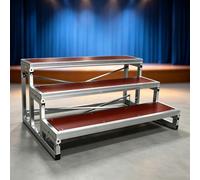 Estrade Chorale Portable Plateforme Chœur Marches Graduées Pupitre