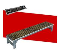 Estrade Escalier de Scène Pliable et Portable, Petit, Plateforme pour Spectacle, Marches pour Chœur, Escalier Événementiel à une Marche(H60cm(23 5/8"))