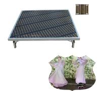 Estrade Plateforme de Scène Portable Assemblée pour Danseurs Pliable, Unité Modulaire de Plateforme de Scène Flexible, Lieux d’Événements Stables(H30cm/11 3/4",100x128CM(39 3/8X50 3/8"))