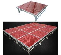 Estrade pliable et portable, idéale pour les événements, les églises, les bars, les diffusions en direct, les écoles, les estrades de batterie et les podiums de discours(150x100x30cm)
