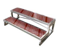 Estrade pour chœur, estrades escabeau - Marches d'escalier Robustes en contreplaqué et Acier, Podium pour Spectacles et Prises de Parole en Public, Montage Facile, léger et Portable