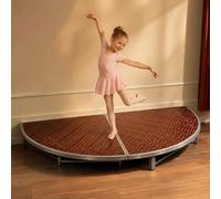 Estrade Scène Pour Spectacles D'enfants Portable Pour Spectacles Scolaires | Plateforme Scénique Semi-Circulaire, Capacité De Charge De 500kg, Pour Prises Parole Et Chants(180cm/70.9 in)