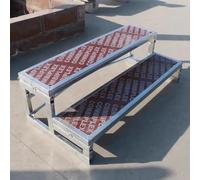 Estrades chorales robustes à 2 niveaux - Marches étagées solides pour chœur, idéales pour les représentations musicales, les discours de remise de prix, les photos de groupe et les escaliers