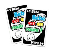 Estrela DESIGN 2 x Carte Annonce Grossesse Jeu