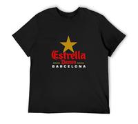 Estrella Damm Beer Barcelona Drink Alcoholgood Deal Mens T Shirt Tee Gift Funny Black L