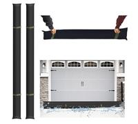 Estresen 2 pcs Sac de absorbeurs de Fuite d'eau, barrière Anti inondation activées par l'eau avec poignées boudins Anti-inondation pour Garage Maison Contre la Pluie Fuite d'eau 200x20 CM