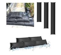 Estresen 2 pcs Sac de absorbeurs de Fuite d'eau, barrière Anti inondation activées par l'eau boudins Anti-inondation Sac de Sable pour Garage Maison Contre la Pluie Fuite d'eau 150x20cm