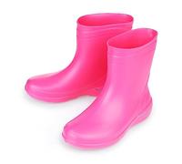 ESTRO Botte de Pluie Femme - Botte Caoutchouc Femme Bottine Pluie Femme Bottes en Caoutchouc Bottes Femmes CR01 (37 EU, Fuchsia)