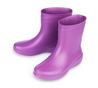 ESTRO Botte de Pluie Femme - Botte Caoutchouc Femme Bottine Pluie Femme Bottes en Caoutchouc Bottes Femmes CR01 (39 EU, Prune)