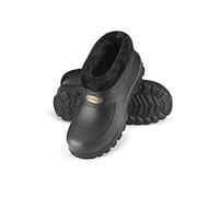ESTRO Bottes de Jardin Femme - Sabot de Jardin Homme Sabot Fourré Homme Sabots Fourrés Botte Jardinage Femme A16 (45, Noir)