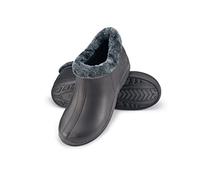 ESTRO Bottes de Jardin Femme - Sabot de Jardin Homme Sabot Fourré Homme Sabots Fourrés Botte Jardinage Femme A16 (40, Gris Foncé)