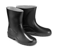 ESTRO Bottes en Caoutchouc Femme - Botte de Pluie Femme Bottine Pluie Chaussures Pluie Bottes Femmes K007 (41 EU, Noir)