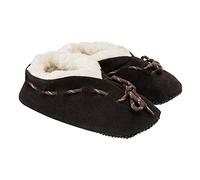 ESTRO Chausson Hiver Femmes Unisexe Pantoufles Laine Bottes Hommes Semelles Antidérapantes b01 (44, B01 Brun)